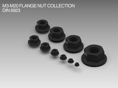 M3-M20 Nut Collection DIN 6923
