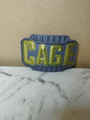 Johnny Cage belt buckle