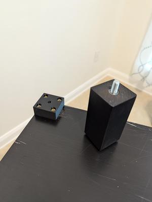 IKEA mounting plate for legs, 1xM8 (centered)