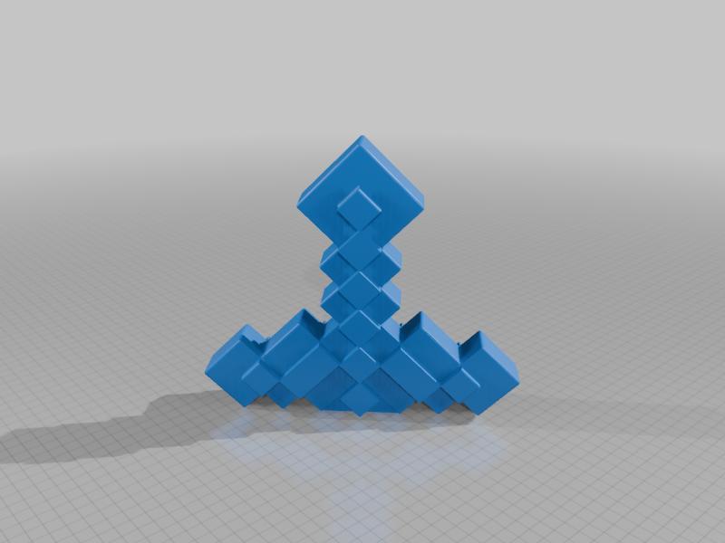 Minecraft Sword 3 Parts