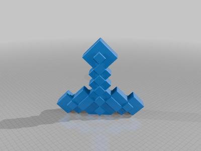 Minecraft Sword 3 Parts