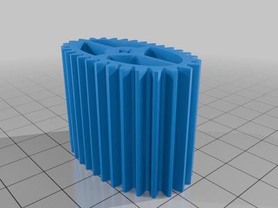 lego vacuum engine oval gear supercharger blade