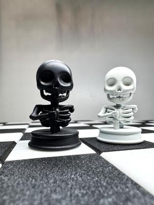  Skeleton Chess Set – Modular Board