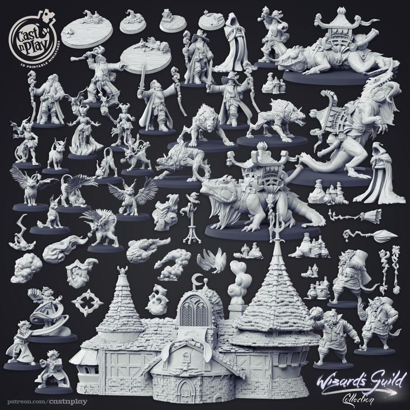 The Wizard's Guild (Pre-Supported) (Set)