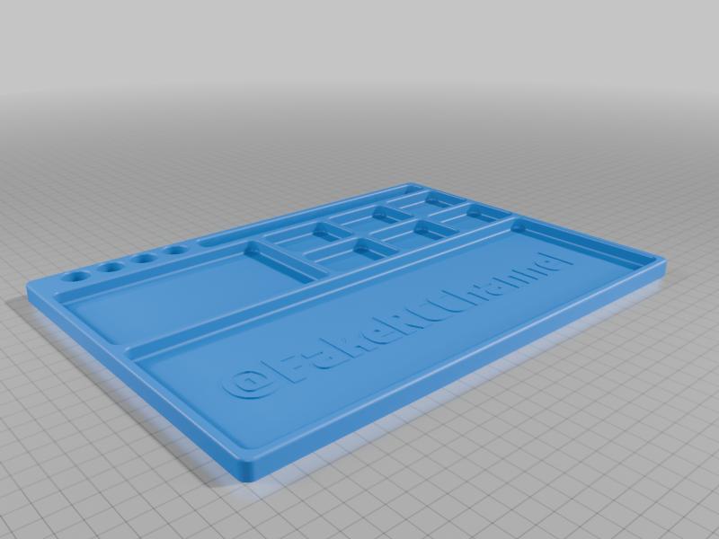 RC Car Parts Tray