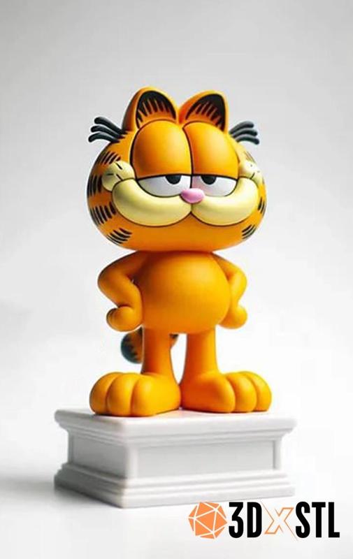 Garfield STL Epic 3D Model.stl (FREE) 