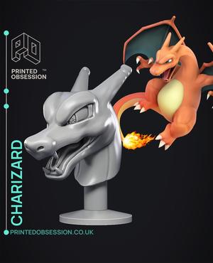 Charizard Bust - Pokémon - Fan Art
