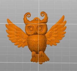 Owl pendant   