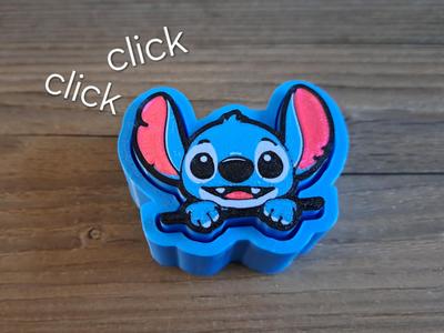 Stitch fidget clicker toy using keyboard switch