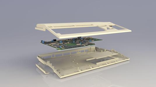 Commodore Amiga 500 3d printed enclosure