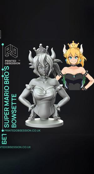 Bowsette - Super Mario Bro's - Fan Art