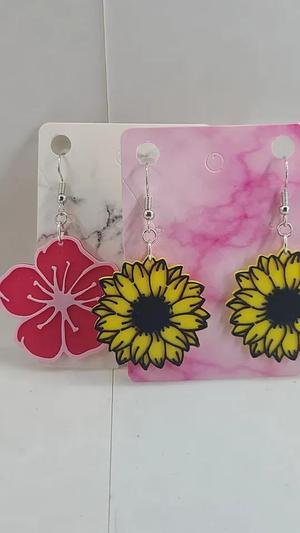 Flower Earrings part 2   