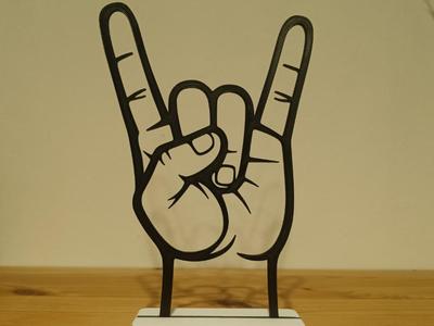 Rock 'n' Roll Hand Gesture