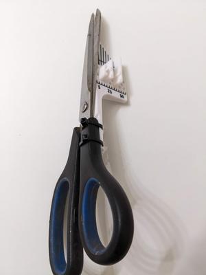 Scissor cutting guide