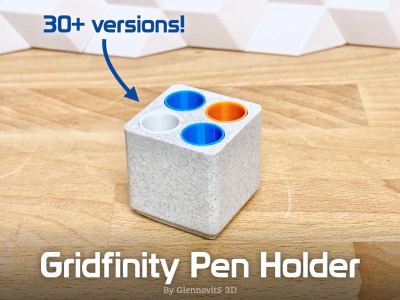 Gridfinity Pen Holder - Clean stand, ready to use