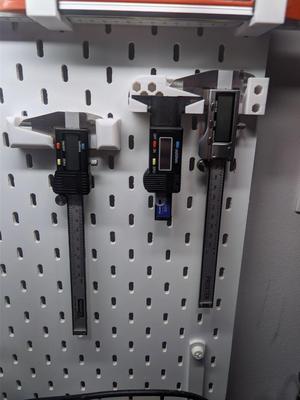 Caliper bracket for Ikea skadis or similar