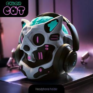 CYBER CAT HEADPHONE HOLDER
