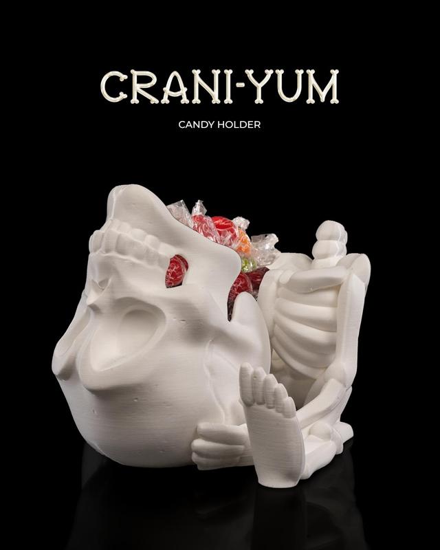 Crani-yum Candy Holder
