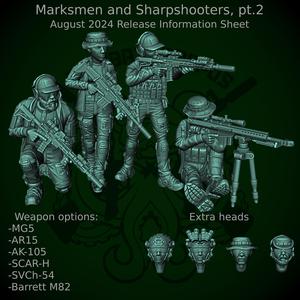 Patreon pack 36 - August 2024 - Marksmen and Sharpshooters pt2
