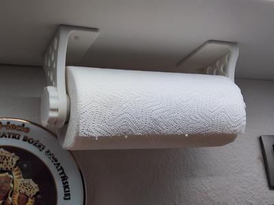 Under-cabinet kitchen paper holder