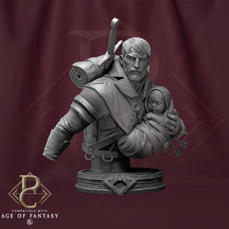 Eon and the child - Bust