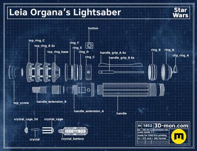 Leia Organa's Lightsaber