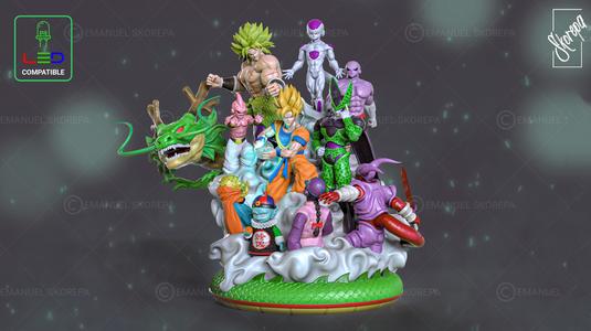 DBZ DIORAMA - STL
