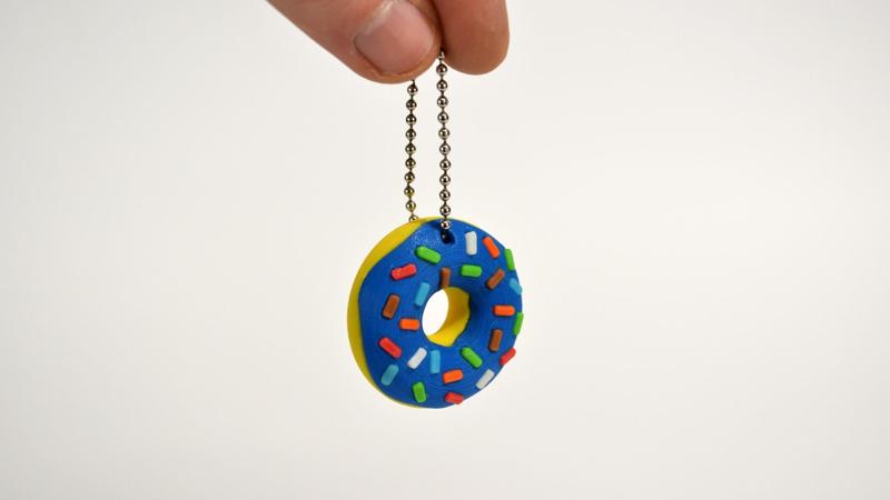 Donut Keychain