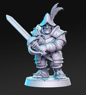 Adalbert Steiner Final Fantasy 32mm Pre-supported