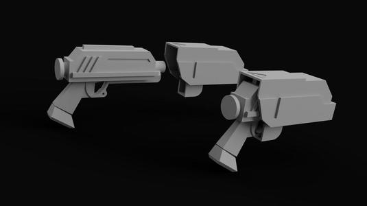 DC-17 Animated with Holster