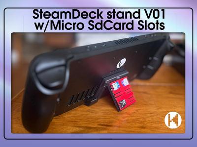 SteamDeck Support V01 w/ SD Card Slots