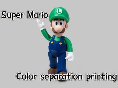 Mario Luigi model, multi-color print, no AMS required, trinket, decoration