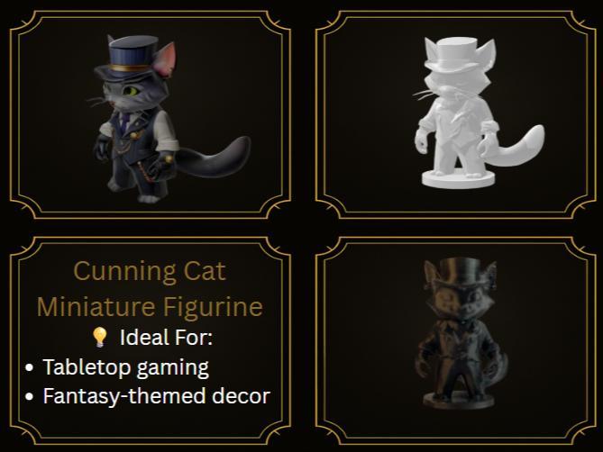 Cunning Cat – Fantasy Miniature Figurine