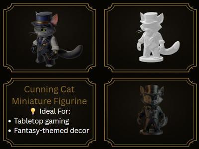 Cunning Cat – Fantasy Miniature Figurine