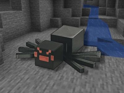 Minecraft Spider Miniature