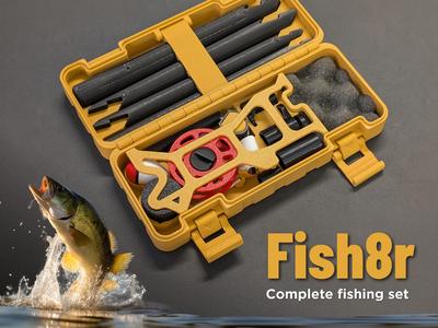 Complete fishing set with Reel & Rod - Fish8r