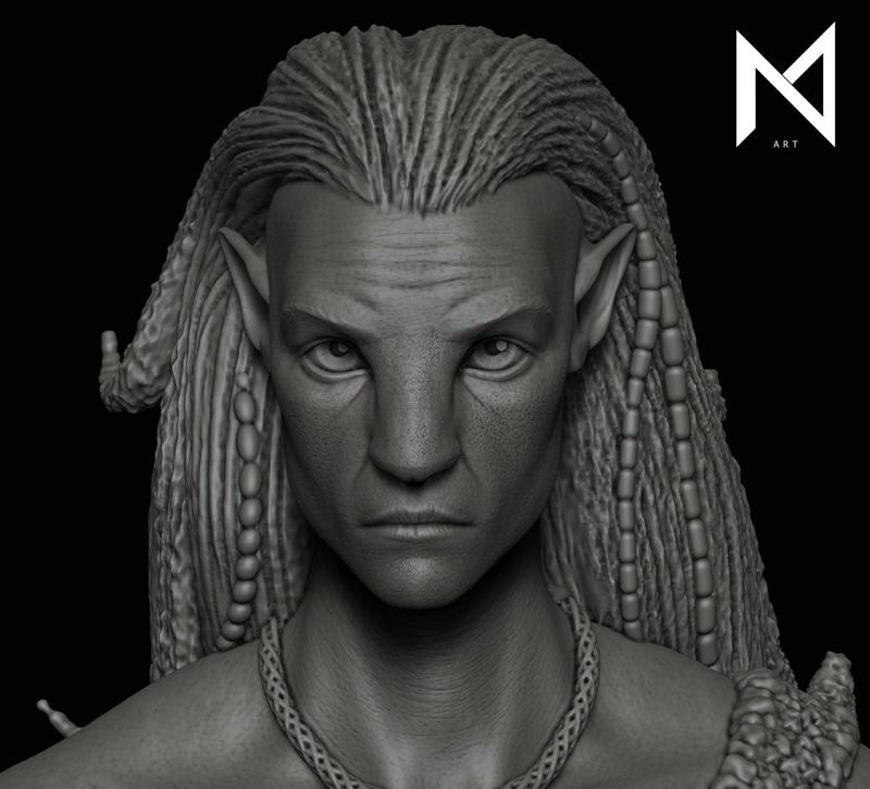 Avatar Jake Sully Sculpture