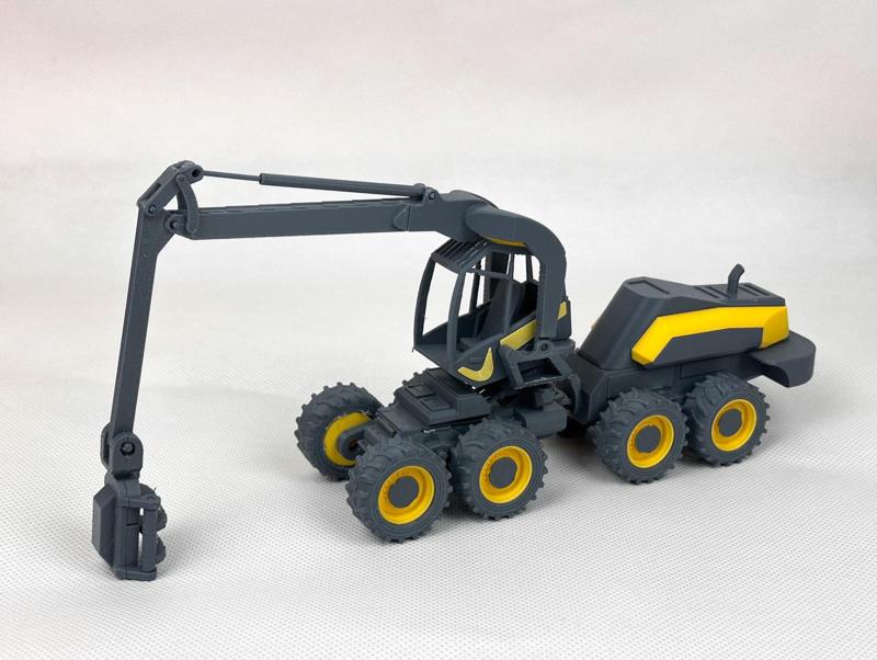 PONSSE SCORPION KING tree harvester- fully 3Dmodel