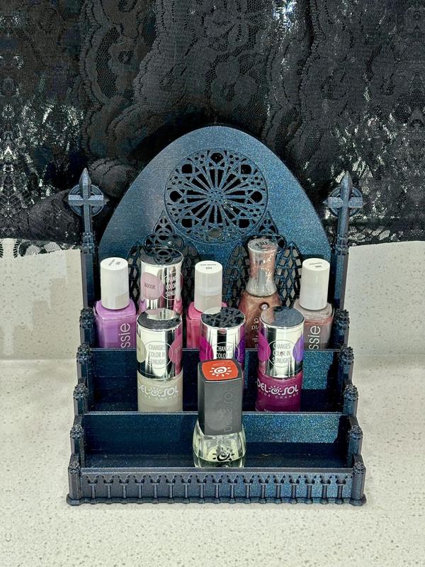 Gothic Cathedral Nail Polish Organizer