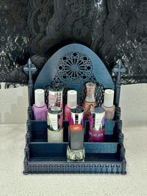 Gothic Cathedral Nail Polish Organizer