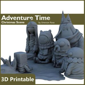 Adventure Time - Christmas Scene