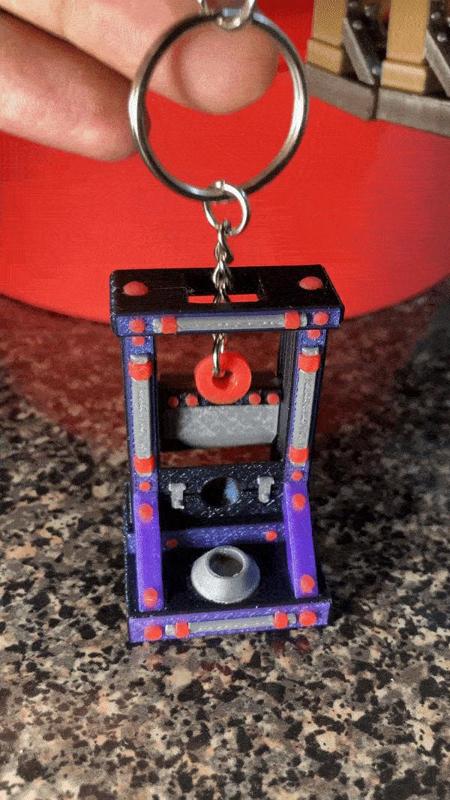 The Guillotine Keychain