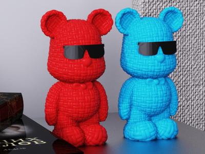Sunglasses Knitted Violent Bear. No AMS needed