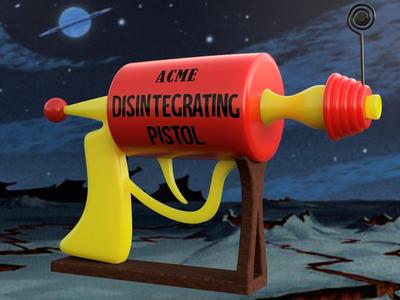 Duck Dodgers Daffy's Disintegrator Ray