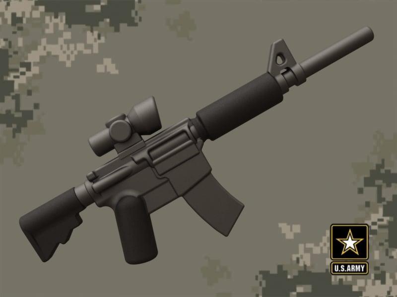 M4A1 for Lego Minifigures