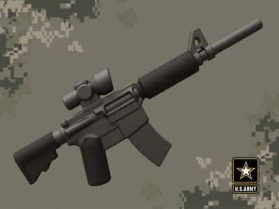 M4A1 for Lego Minifigures