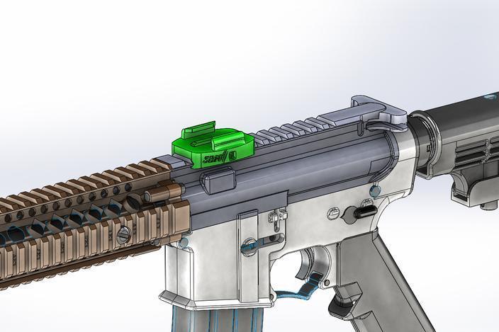 GoPro quick release for weaver rail