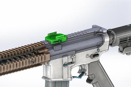 GoPro quick release for weaver rail