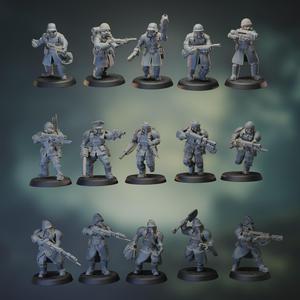 Militia Planetarum Modular Infantry Set