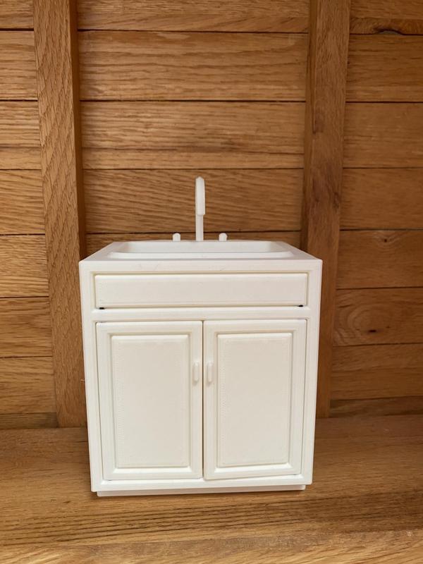 Doll House Sink Counter
